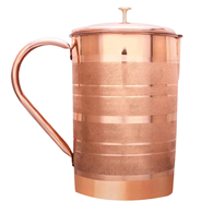 DZBANEK MIEDZIANY STRIPE 1,25 L - SATTVA (AYURVEDA)