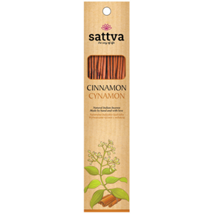 KADZIDEŁKA INDYJSKIE CYNAMON (15 szt.) 30 g - SATTVA (WELLNESS)