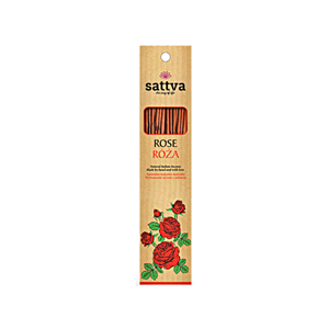 KADZIDEŁKA INDYJSKIE RÓŻA (15 szt.) 30 g - SATTVA (WELLNESS)