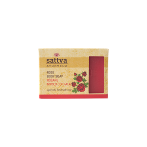 MYDŁO W KOSTCE DO CIAŁA RÓŻA 125 g - SATTVA