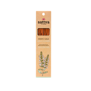 KADZIDEŁKA INDYJSKIE BIAŁA SZAŁWIA (15 szt.) 30 g - SATTVA (WELLNESS)