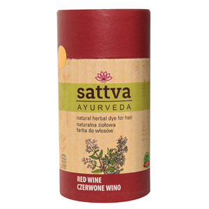 HENNA CZERWONE WINO ECO 150 g - SATTVA (AYURVEDA)