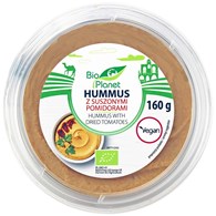 HUMMUS Z SUSZONYMI POMIDORAMI BIO 160 g - BIO PLANET