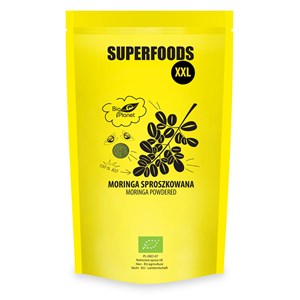 MORINGA SPROSZKOWANA BIO 500 g - BIO PLANET SUPERFOODS