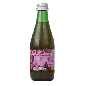 KOMBUCHA Z SOKIEM Z DZIKIEJ RÓŻY (SHARE LOVE WILD ROSE) BIO 330 ml - KOMBUCHA BY LAURENT