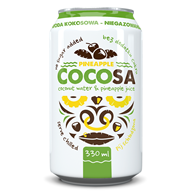WODA KOKOSOWA Z SOKIEM Z ANANASA 330 ml - DIET-FOOD (COCOSA)