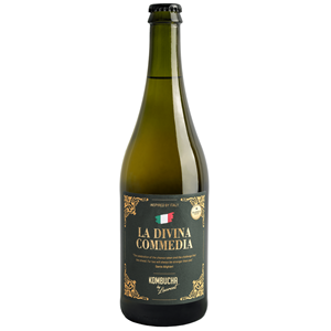 KOMBUCHA O SMAKU MANDARYNKI I SYCYLIJSKIEJ CYTRYNY (DANTE ALIGHIERI) BIO 750 ml - KOMBUCHA BY LAURENT (PLATINIUM)