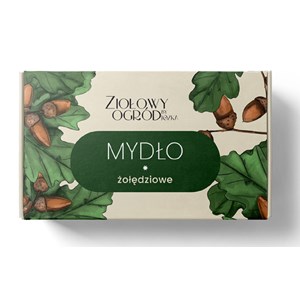 MYDŁO W KOSTCE ŻOŁĘDZIOWE 100 g - ZIOŁOWY OGRÓD BY JOZKA (DARY NATURY)