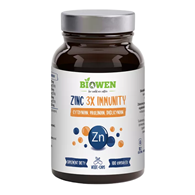 CYNK (15 mg) 3X IMMUNITY BEZGLUTENOWY 100 KAPSUŁEK - BIOWEN
