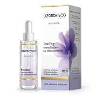 PEELING DO TWARZY NORMALIZUJĄCY NA NIEDOSKONAŁOŚCI 30 ml - UZDROVISCO (BALANCE)