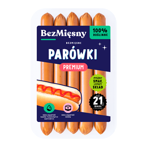 BEZMIĘSNE PARÓWKI PREMIUM 160 g - BEZMIĘSNY