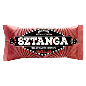 BATON PROTEINOWY Z ORZESZKAMI ZIEMNYMI SZTANGA BEZGLUTENOWY 70 g - ZMIANY ZMIANY