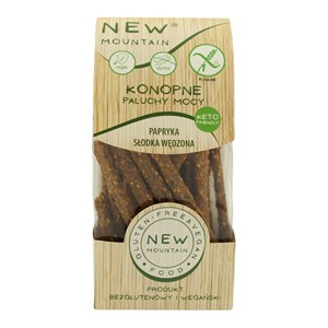 PALUCHY MOCY KONOPNE Z PAPRYKĄ SŁODKĄ WĘDZONĄ BEZGLUTENOWE 200 g - NEW MOUNTAIN