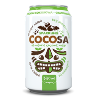WODA KOKOSOWA GAZOWANA 330 ml - DIET-FOOD (COCOSA)