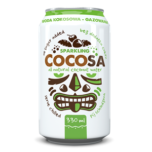 WODA KOKOSOWA GAZOWANA 330 ml - DIET-FOOD (COCOSA)