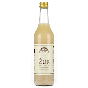 ŻUR NA ZAKWASIE NIEPASTERYZOWANY 500 ml - KROKUS
