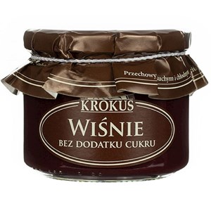 WIŚNIE I JABŁKA BEZ DODATKU CUKRÓW 310 g - KROKUS