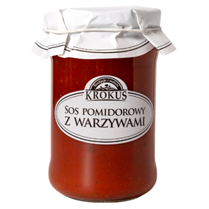 SOS POMIDOROWY Z WARZYWAMI BEZ DODATKU CUKRÓW 340 g - KROKUS