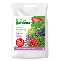 NAWÓZ DO OWOCÓW, WARZYW, ROŚLIN OZDOBNYCH 4w1 ECO 3 kg - BIOGARDENA