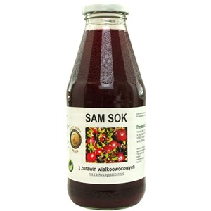 SOK Z ŻURAWINY WIELKOOWOCOWEJ NFC 500 ml - VIANDS (SAM SOK)
