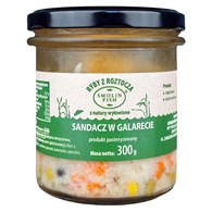 SANDACZ W GALARECIE BEZGLUTENOWY 300 g - SMOLIN FISH (NA ZAMÓWIENIE)
