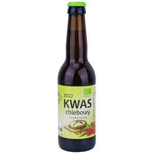 KWAS CHLEBOWY Z SOKIEM MALINOWYM BIO 330 ml - EKO NATURA