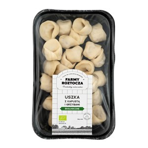 USZKA Z KAPUSTĄ I GRZYBAMI BIO 300 g - FARMY ROZTOCZA (NA ZAMÓWIENIE - PRODUKT SEZONOWY)