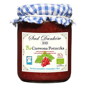 CZERWONA PORZECZKA 80 % BIO 260 g - SAD DANKÓW