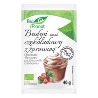 BUDYŃ SMAK CZEKOLADOWY Z ŻURAWINĄ BIO 40 g - BIO PLANET