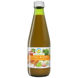 SOK JABŁKOWO - MARCHWIOWY NFC BEZGLUTENOWY BIO 300 ml - BIOFOOD