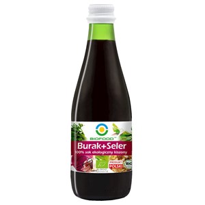 SOK Z BURAKÓW I SELERÓW KISZONYCH NFC BEZGLUTENOWY BIO 300 ml - BIOFOOD
