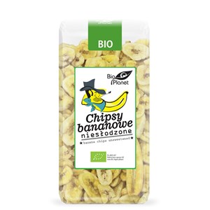 CHIPSY BANANOWE NIESŁODZONE BIO 150 g - BIO PLANET