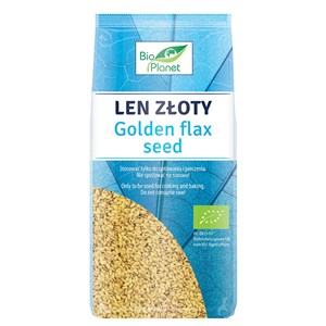 LEN ZŁOTY (SIEMIĘ LNIANE) BIO 400 g - BIO PLANET
