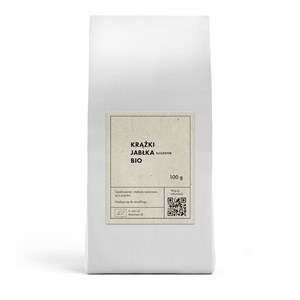 JABŁKA SUSZONE KRĄŻKI BEZGLUTENOWE BIO 100 g - THE PLANET