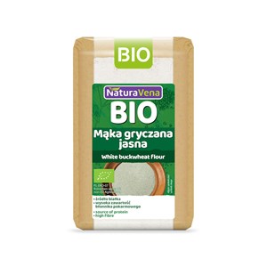 MĄKA GRYCZANA JASNA BIO 500 g - NATURAVENA