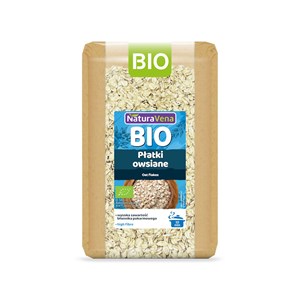 PŁATKI OWSIANE BIO 600 g - NATURAVENA
