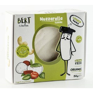 WEGAŃSKA ALTERNATYWA SERA TYPU MOZZARELLA Z ORZECHÓW NERKOWCA BIO 150 g - BERT