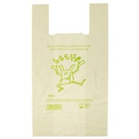 REKLAMÓWKA KOMPOSTOWALNA I BIODEGRADOWALNA ZE SKROBI KUKURYDZIANEJ 1 szt (60 cm x 30 cm) - BIODEGRADOWALNI