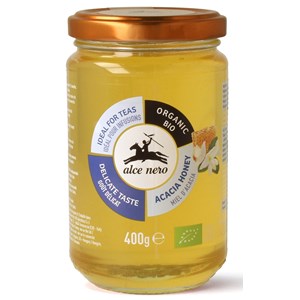 MIÓD AKACJOWY BIO 400 g - ALCE NERO
