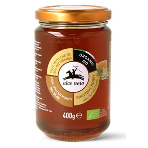 MIÓD KASZTANOWY BIO 400 g - ALCE NERO