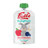 MUS JABŁKO - BORÓWKA - OWIES BEZ DODATKU CUKRÓW BEZGLUTENOWY OD 6 MIESIĄCA BIO 100 g - FRULLA (NATURA NUOVA)