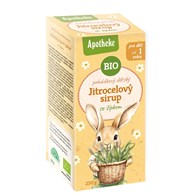 SYROP DLA DZIECI Z BABKI LANCETOWATEJ I DZIKIEJ RÓŻY OD 1 ROKU ŻYCIA BIO 250 g - APOTHEKE