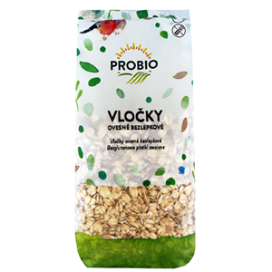 PŁATKI OWSIANE BŁYSKAWICZNE BEZGLUTENOWE BIO 500  g - PROBIO