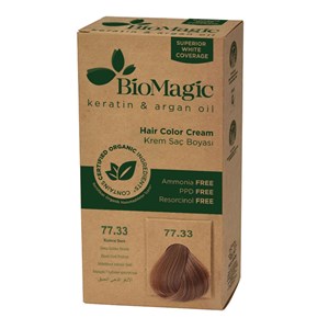 FARBA DO WŁOSÓW GŁĘBOKI ZŁOTY BLOND (77.33) 250 g - BIOMAGIC