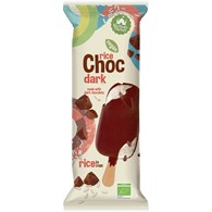 LODY WEGAŃSKIE NA PATYKU RYŻOWO - WANILIOWE W POLEWIE Z CZEKOLADY GORZKIEJ BIO 100 ml - ICE CREAM FACTORY