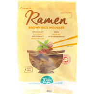 MAKARON (RYŻOWY RAZOWY) NOODLE RAMEN BEZGLUTENOWY BIO 280 g - TERRASANA
