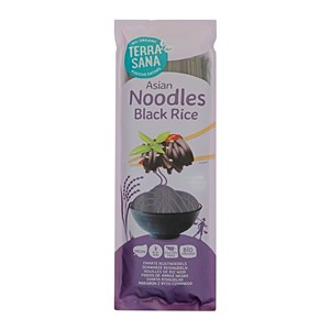 MAKARON (Z RYŻU CZARNEGO I RYŻU BRĄZOWEGO) NOODLE SPAGHETTI BEZGLUTENOWY BIO 250 g - TERRASANA